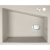Laveo Grenada, 1-komorový granitový drez 600x480x227 mm, béžová, LAV-SBG_410T