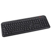 C-TECH klávesnice KB-102M USB, multimediální, slim, black, CZ/SK 415002