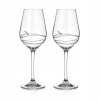 Diamante poháre na biele víno Venezia s kamienkami Swarovski 350ml 2KS