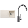 Set Blanco Favum 45 S + Blanco Mida Chróm biela soft