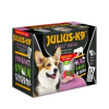 Julius - K9 Adult Menu Teľacie & Králičie – výberový mokrý mix v omáčke pre psov 12x100g