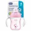 Chicco hrnček učíme sa s držadlami 200 ml ružový