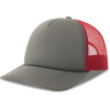 Atlantis | Rapper-S 5 panelová Trucker šiltovka_33.0262 Farba: dark grey/burgundy, Veľkosť: onesize