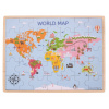 Bigjigs puzzle Mapa sveta 35 dielikov