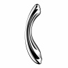Satisfyer Pure Gravity 2 – luxusné oceľové dildo na bod G a klitoris