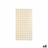 Craftenwood Protišmyková podložka do sprchy Béžová PVC 68 x 36 x 1 cm (6 kusov)