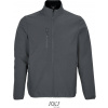 SOL´S FALCON / Pánska 3-vrstvová softshellová bunda - charcoal grey M