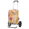Nákupní taška na kolečkách Andersen Royal Shopper Basil Bloom žlutá