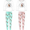 WE BARE BEARS Dievčenské pyžamo - Medzi nami medvede 5204659, biela / mentolová Farba: Zelinkavá, Veľkosť: 146