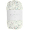 Rico Design Háčkovacia priadza Ricorumi Twinkly Twinkly odtieň 002 biela - 3 ks