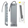BASEUS ADAPTÉR HUB ADAPTÉR 11V1 USB TYP C NA 2XHDMI 3XUSB VGA RJ45 PD