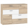 Komoda SKIVE dub sonoma/biela