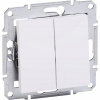 Dvojitý podomietkový vypínač Schneider Electric biely EPH0301421