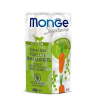 MONGE Supreme Kitten 80g kapsička tuniakové kúsky so zelenou fazuľkou a baby mrkvou pre mačiatka
