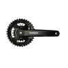 SHIMANO Stred Altus FC-MT101 175mm 36/22z. 9-k. čierny bez krytu na štvorhran