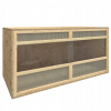 Vidaxl 170885 terárium spracované drevo 100x47x47 cm