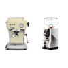 Ascaso Dream ONE, Sweet Cream + Eureka Mignon Perfetto, CR chrome