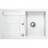 Blanco Metra 45 - Silgranitový drez, 78x50 cm, s ovládaním odtoku, biela 513028