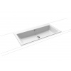 Kaldewei Puro - Zápustné umývadlo 900x460 mm s prepadom, bez otvoru pre batériu, Perl-effekt, alpská biela 900206003001