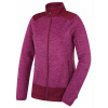 Dámsky fleecový sveter na zips Husky Alan L dk. magenta, S