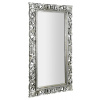 SAPHO SCULE zrkadlo v ráme, 80x150cm, strieborná IN334