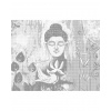 ZUTY Bodkovanie - BUDDHA NA ČERVENOM POZADÍ II Rámovanie: vypnuté plátno na rám, Rozmer: 80x100 cm