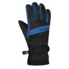 detské lyžiarske rukavice Hannah MOJO JR black mel (blue) 5 - 6 let