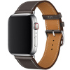 Kožený remienok pre Apple Watch (42/44/45mm) Ebene