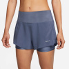 Nike Dri-FIT Swift Women's Mid-Rise 3 2-in-1 Running Shorts with Pockets DIFFUSED BLUE/R 8 (XS)