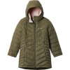 Columbia G HEAVENLY LONG JACKET kaki,biela Dievčenská bunda S