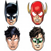 Narodeninové masky Liga spravodlivosti Narodeniny 8 ks