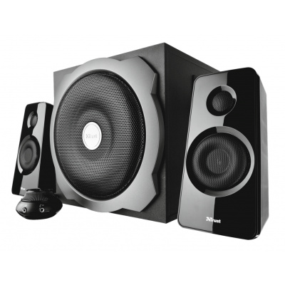 TRUST Reproduktory 2.1 Tytan Subwoofer Speaker Set - black, černá