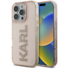 Karl Lagerfeld Karl Lagerfeld - IML Rhinestones obal na iPhone 16 Pro Max - ružový KF2347942
