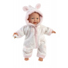 Rappa Llorens 63312 LITTLE BABY - realistická bábika bábätko s mäkkým látkovým telom - 32 cm