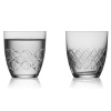 LYNGBY GLAS EATON 2 ks 300 ml - krištáľové poháre na whisky a nápoje s diamantovým brusom