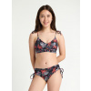 Dievčenské menštruačné plavkyModibodi Teen High Bikini Jungle Palm Black spodný diel (MODI4375JPB) 8-10 let