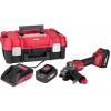 Worcraft 114866 Set XCUBE003 ShareSYS Toolbox, úhlová bruska CAG-S20LiBS 125 mm, 2x 4.0 Ah akumulátor, 1x nabíječka