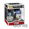 Funko Pop! 766 Deluxe Star Wars R2 D2 And Princess Leia Hologram