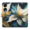 Flipové puzdro iSaprio - Gold Flowers - Honor 90 5G