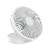 Platinet | Nabíjací stolný ventilátor 10W/5V 2400 mAh biela | PL0694