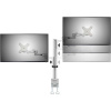 SpeaKa Professional SP-5986112 2-násobný stolový držiak monitoru 33,0 cm (13) - 68,6 cm (27) výškovo nastaviteľný, sklápajúci, nakláňací, otočný; SP-5986112