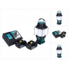 Makita Akumulátorové rádio Makita DMR 055 RT 18 V FM so svietidlom 360° + 2x akumulátor 5,0 Ah + nabíjačka