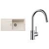 Set Blanco Favum XL 6 S + Blanco Mida-S Chróm biela soft