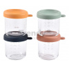 Sada dóz na jedlo Sunrise Color Mix Beaba 250 ml 4 kusy z kvalitného skla