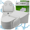 ECOLIGHT PIR snímač pohybu, vodotesný, IP65, nastaviteľný vonkajší snímač...