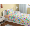Dreamy Linens Obliečky krepové Doodle farby