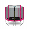 INLEA PREMIUM Jump Trampolína 250 cm s vonkajšou ochrannou sieťou - ružová