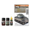 AMMO by MIG Jimenez Patinovacia sada MIG - US Green Vehicles Starter Set