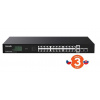 Tenda TEG1128P-24-250W PoE+ Gigabit switch 24x 1Gb/s PoE+ 802.3af/at + 2x SFP + 2x RJ45, 230W, Rack (75011994)