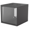 Intellinet 714808 9U nástenný rack 54/56 čierny plochý (714808)
